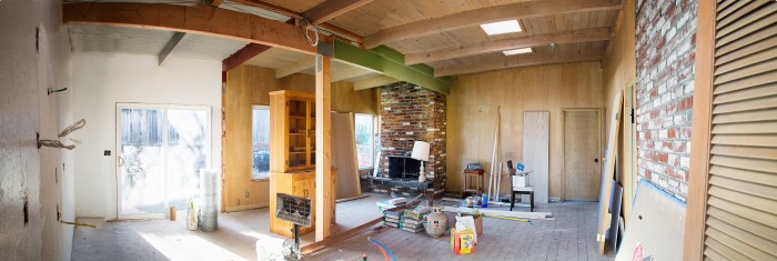 Another view of the family room kitchen