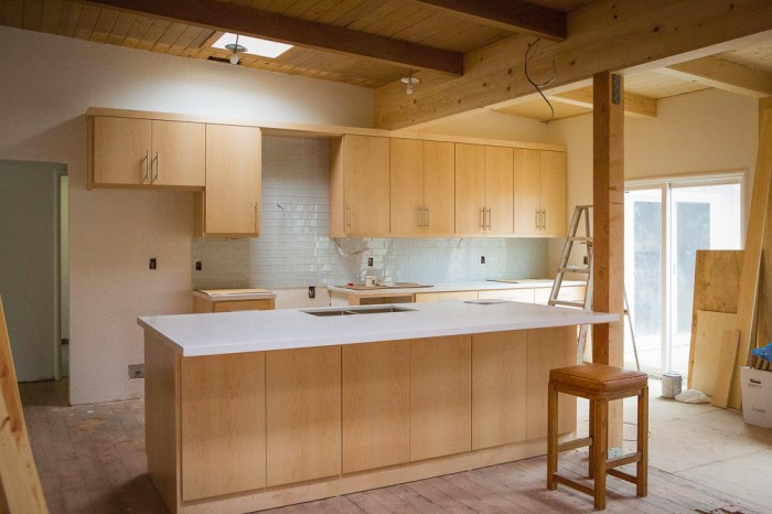 Another view of new backsplash