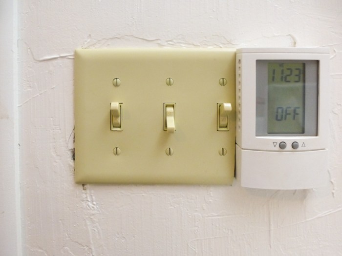 The switch just didn't fit with the heated floors controls