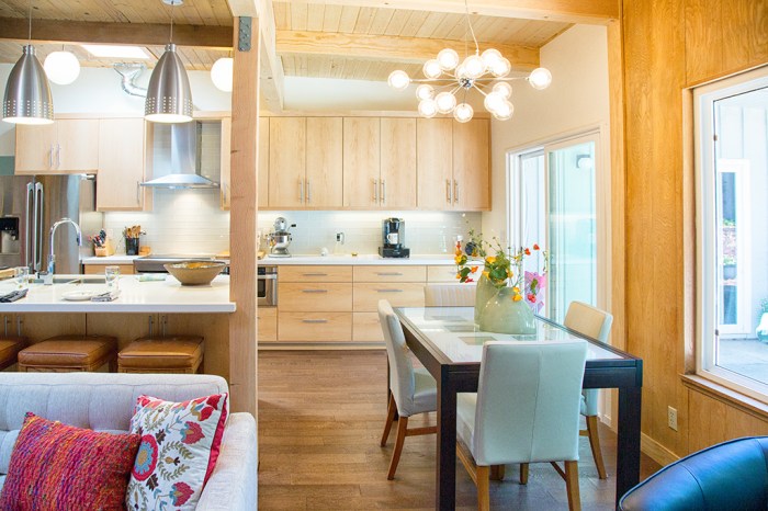 View of new dining area